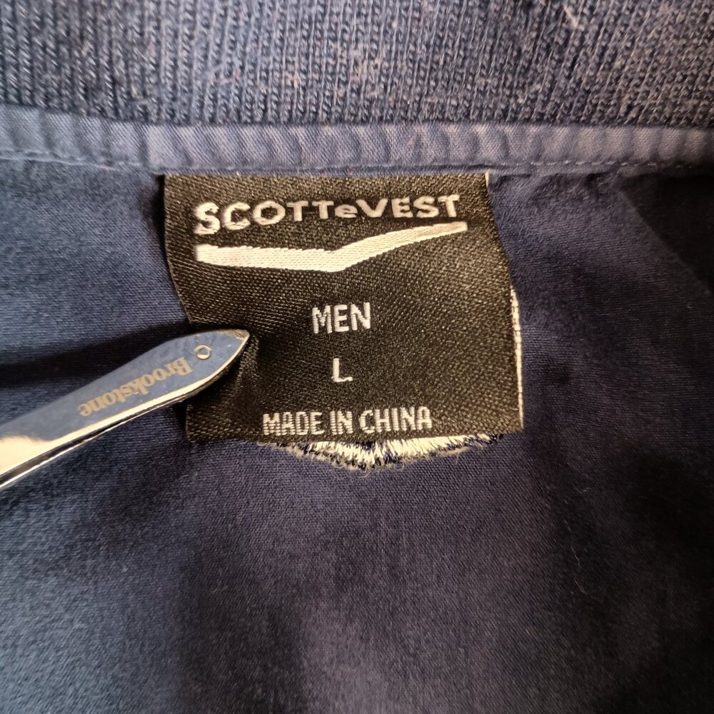 Scottevest Men's Dark Blue Utility Vest - Picture 2 of 11